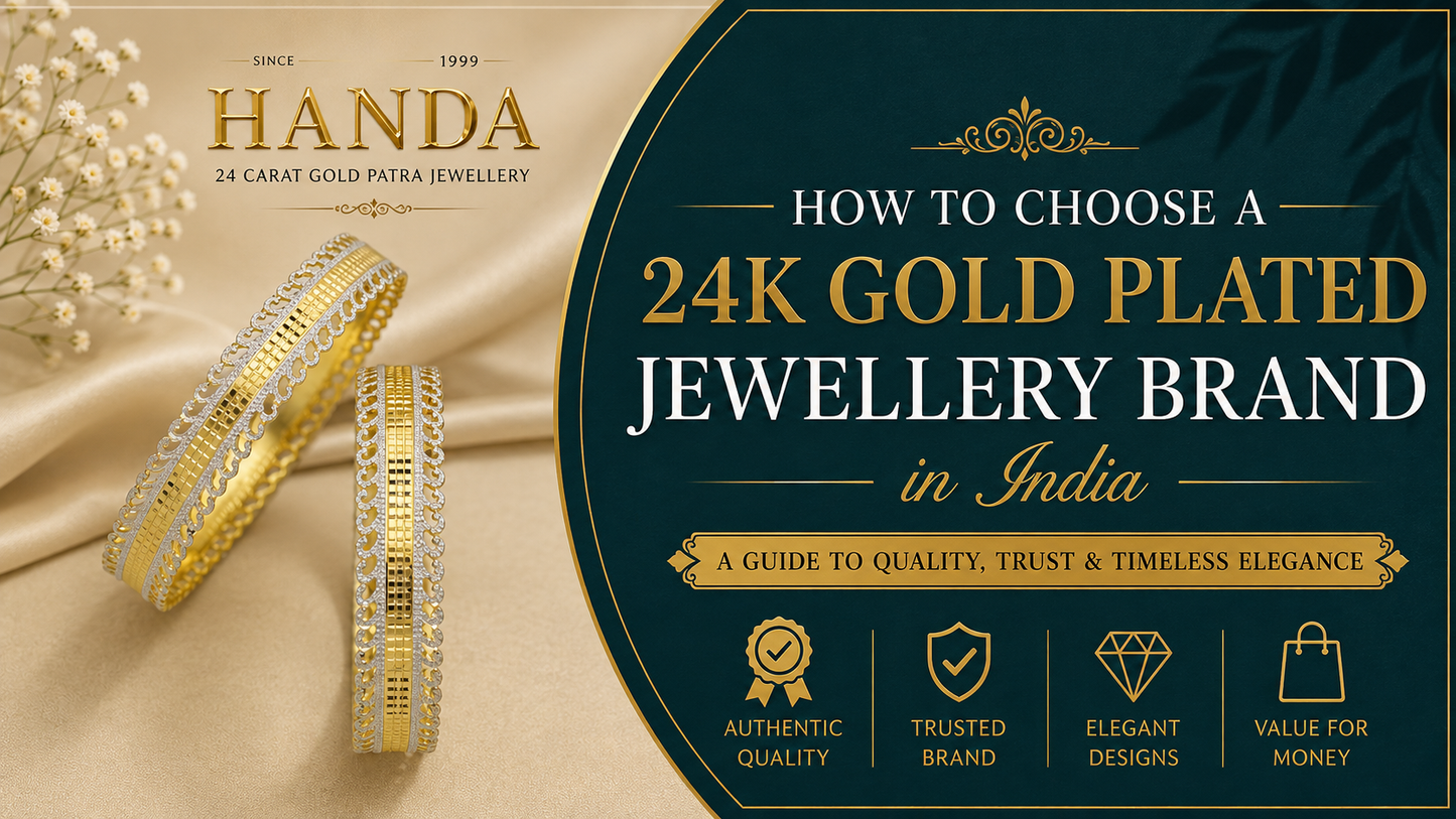 How to Choose a 24K Gold Plated Jewellery Brand in India