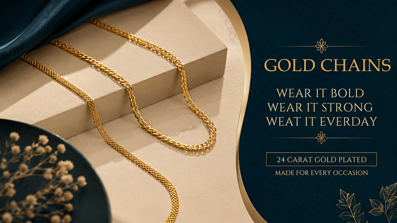 Gold-Plated Chains for Men: Complete Buying Guide | Handa Bangles