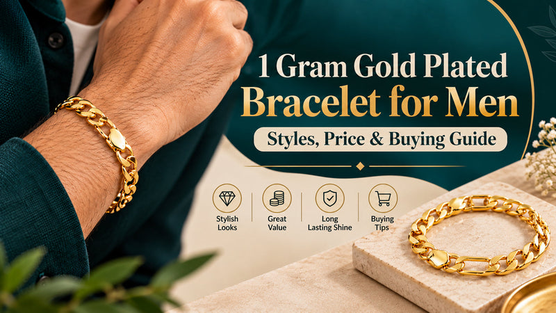 1 Gram Gold Plated Bracelet for Men: Styles, Price &amp; Buying Guide