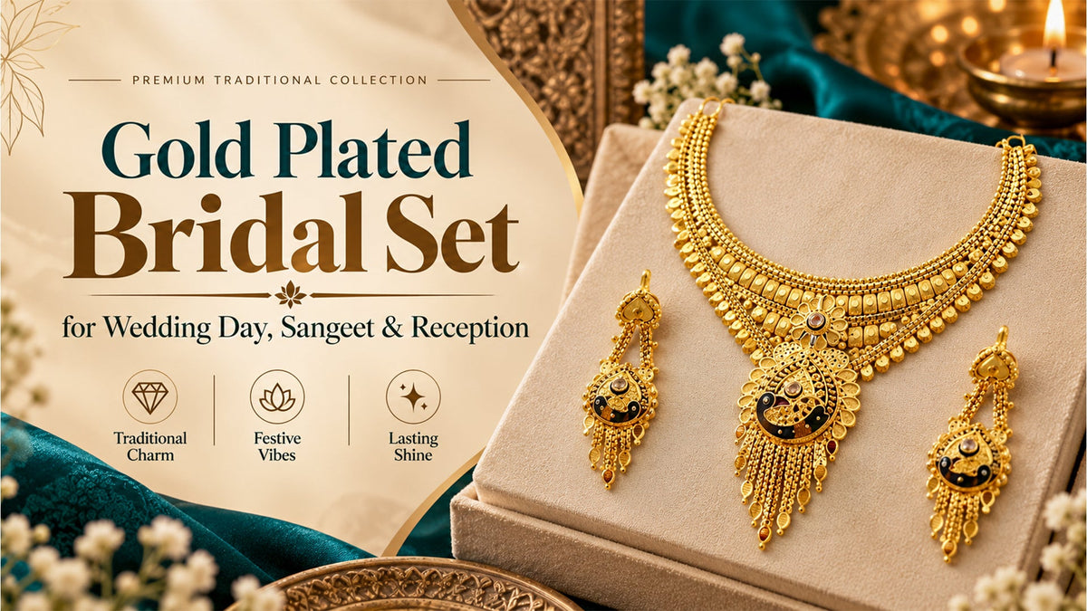 Gold Plated Bridal Set for women