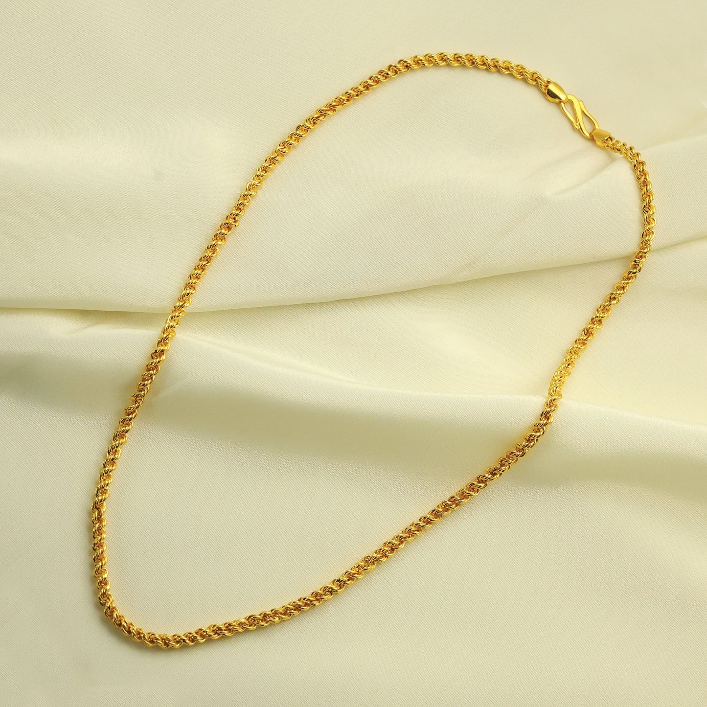 24Kt Gold Plated Fancy Design Gents Chain - Handa Bangles