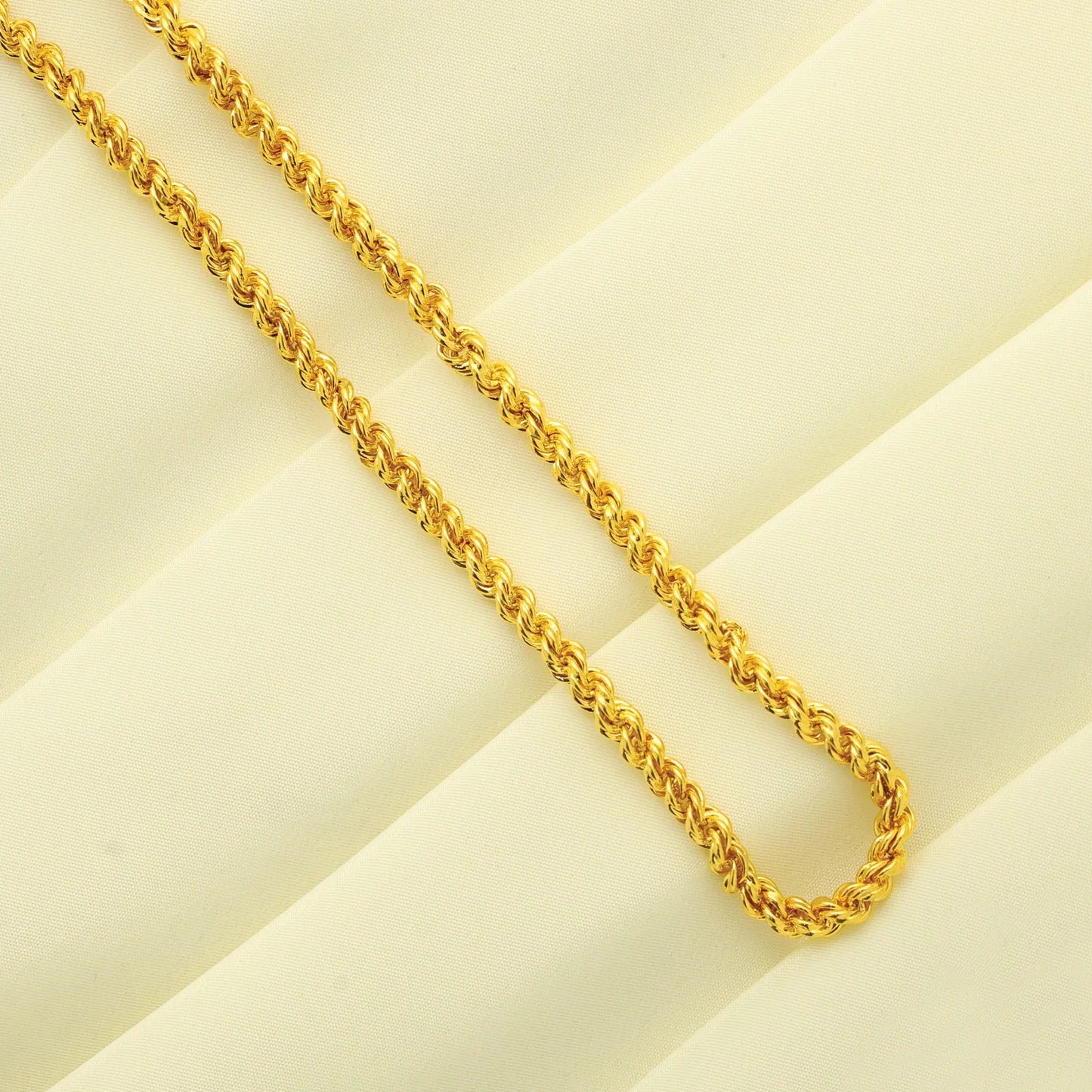 24Kt Gold Plated Fancy Design Gents Chain - Handa Bangles