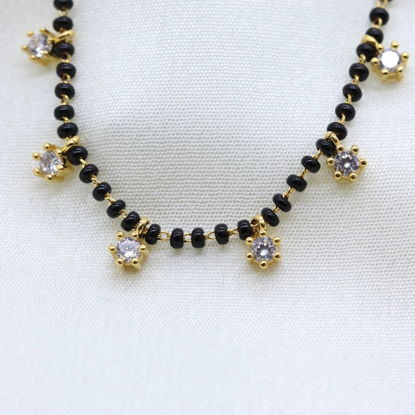 24Kt Gold Plated Fancy Daily Wear Mangalsutra - Handa Bangles