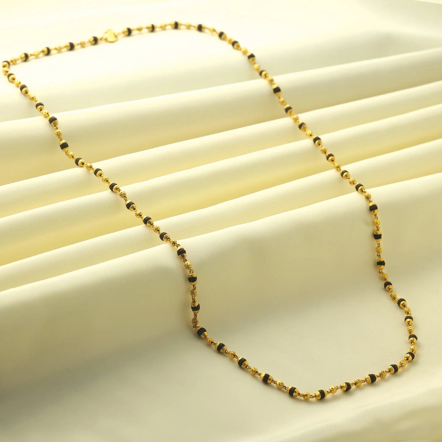 24Kt Gold Plated Fashionable Rudraksha Dailywear Mala - Handa Bangles