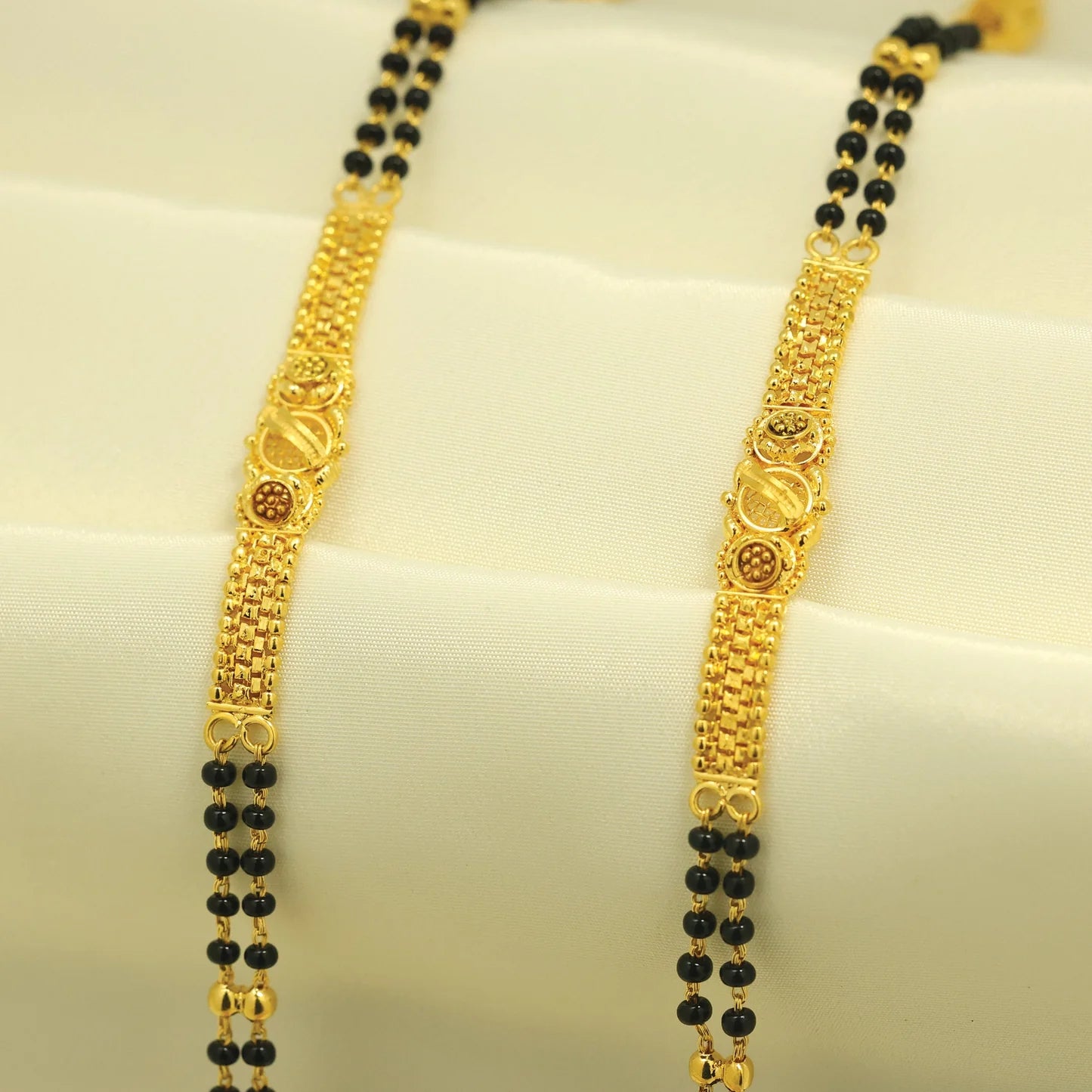 24kt Gold Plated Traditional Look Indian Mangalsutra - Handa Bangles