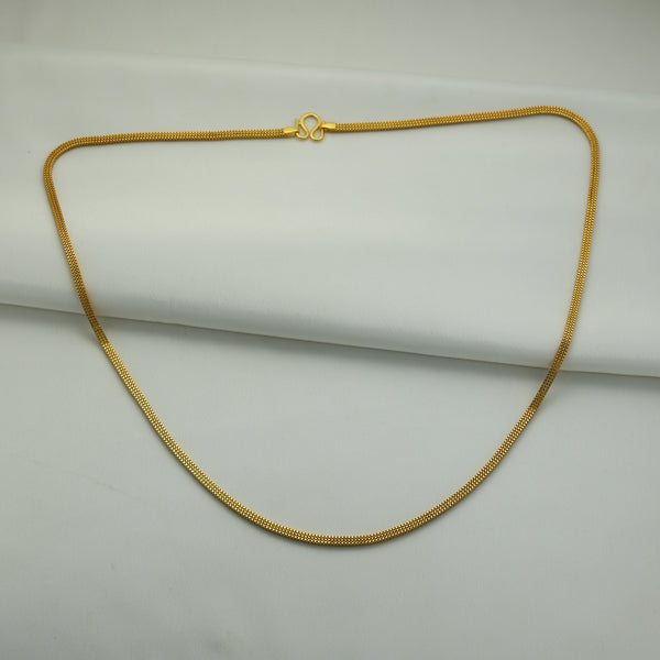 24Kt Gold Plated Classic Ladies Chain Necklace
